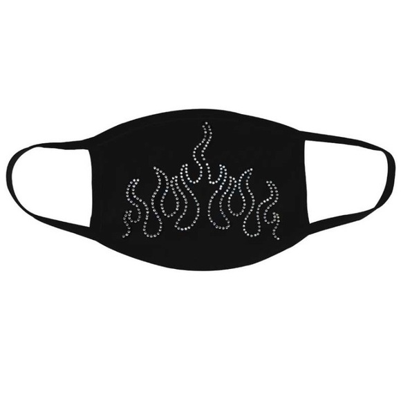 2 pack of bedazzle bling face masks - Picture 3 of 3